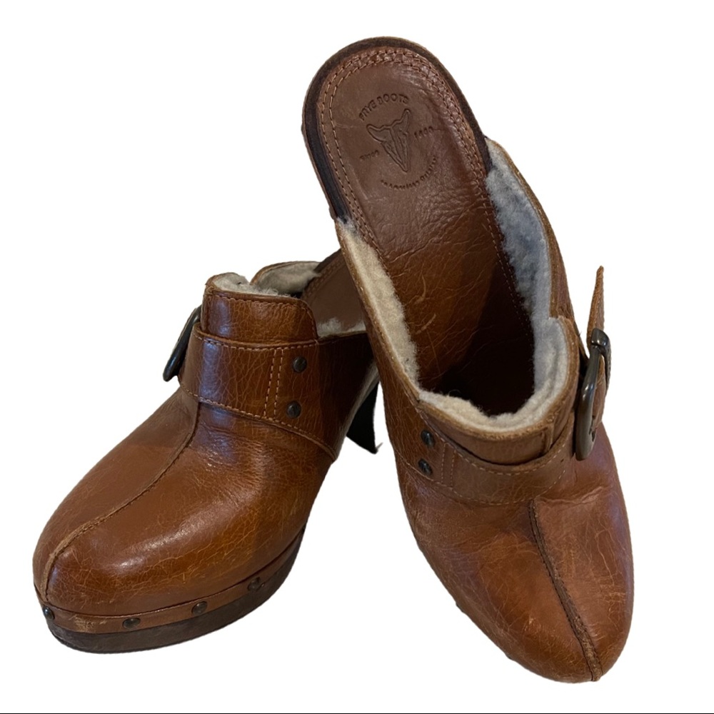 Frye | fur lined clogs